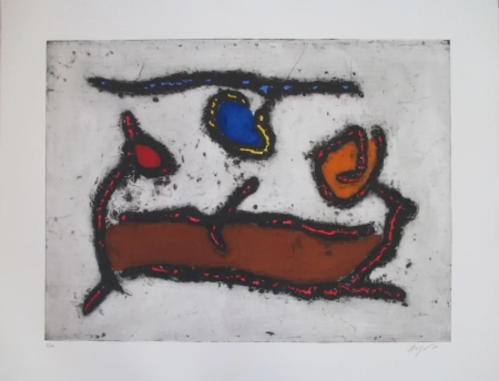 Água-Forte Jacobsen - La Seine - Le Barque