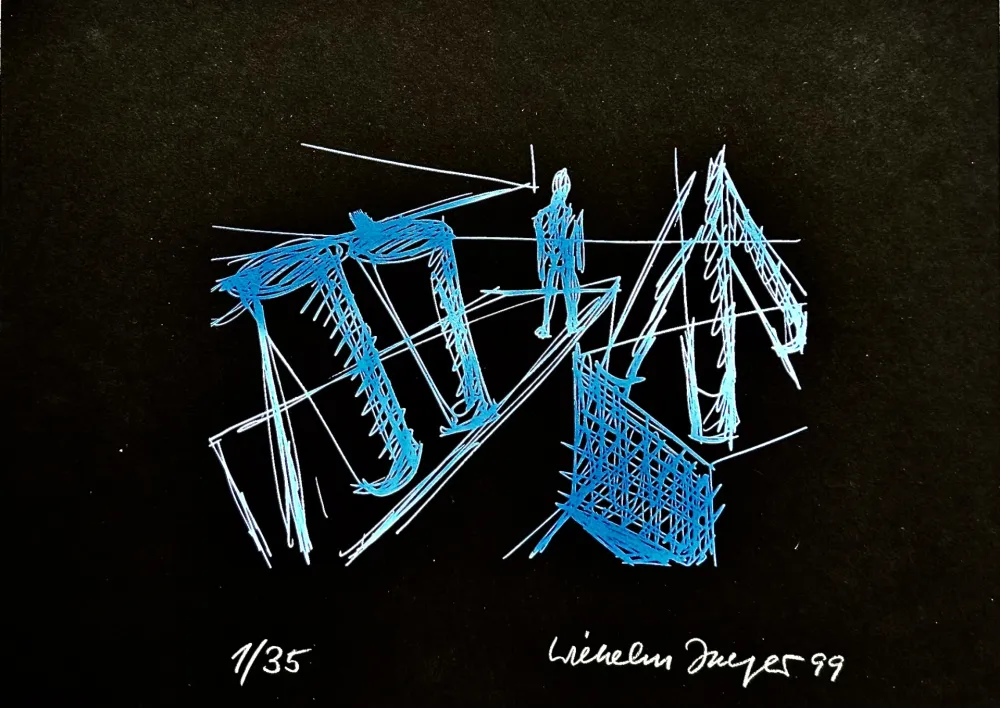 Serigrafia Jaeger - Begegnungen Blau