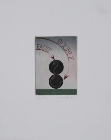 Água-Forte E Água-Tinta Janak - Double Fault