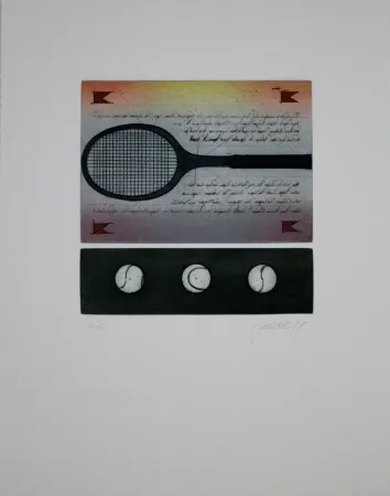 Água-Forte E Água-Tinta Janak - Tennisschläger / Tennis Racquet