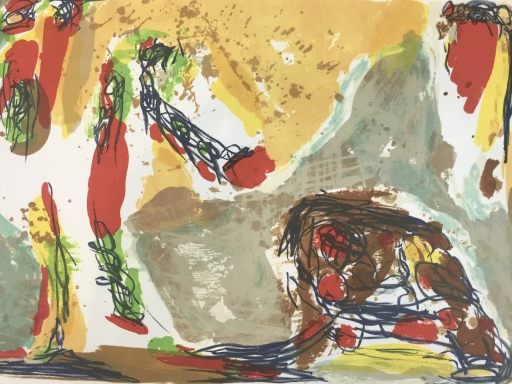 Litografia Jorn - TROP TÔT