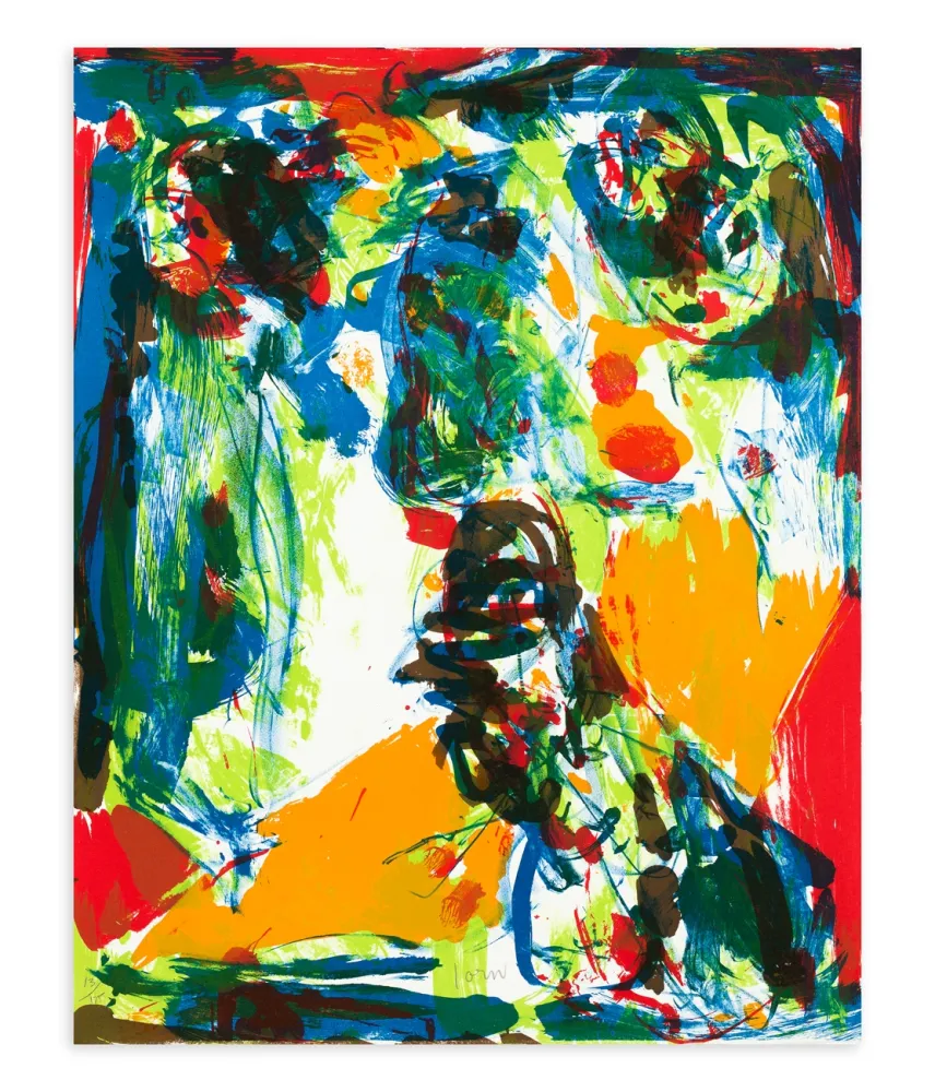 Litografia Jorn - Untitled 