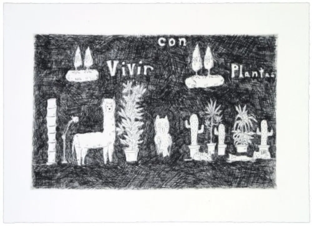 Gravura Kaga - Vivir con plantas