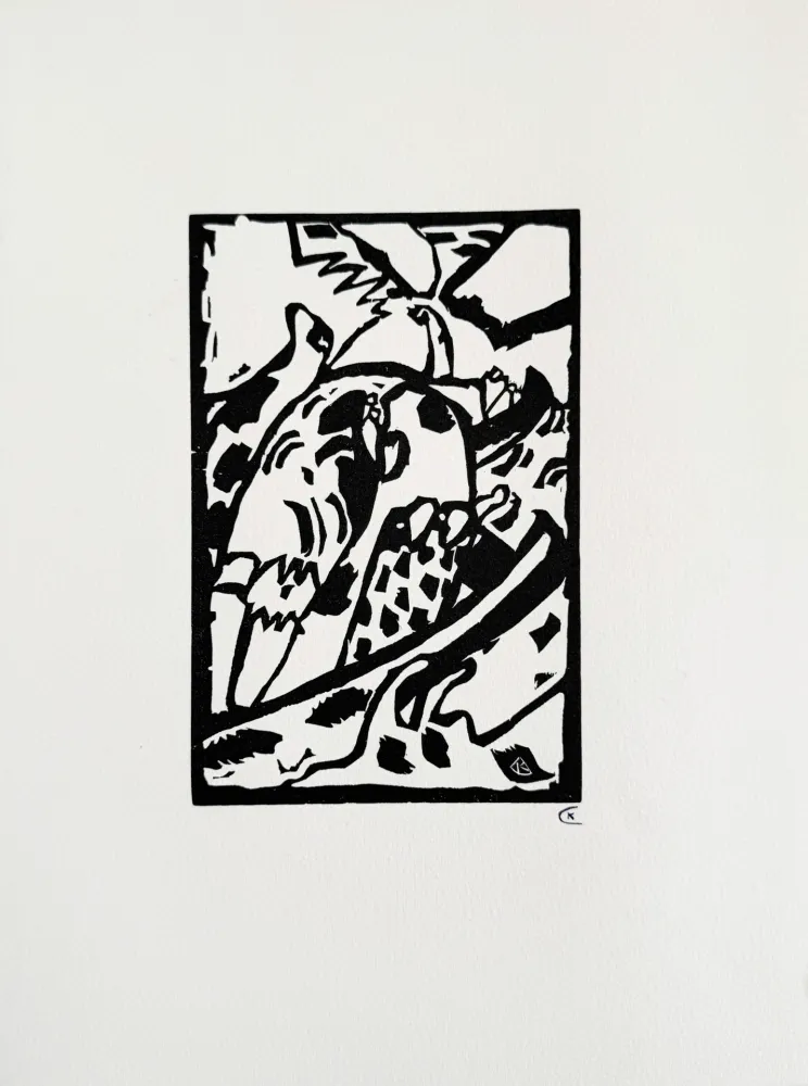 Litografia Kandinsky - Hommage à San Lazzaro