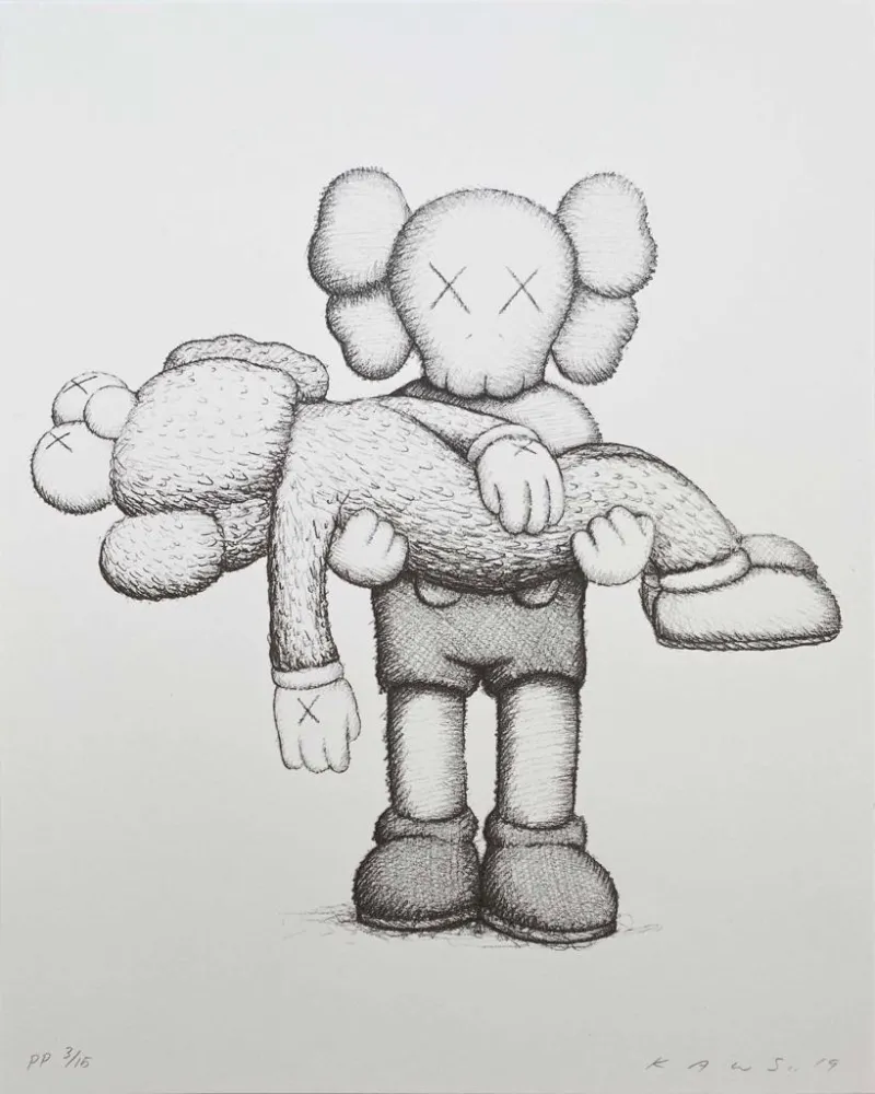 Serigrafia Kaws - Gone