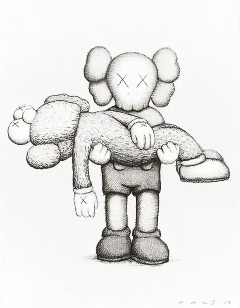 Serigrafia Kaws - Gone