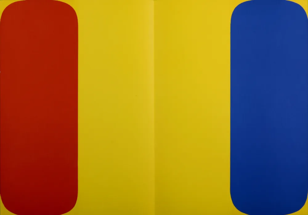 Litografia Kelly - Abstract Composition (H), 1964