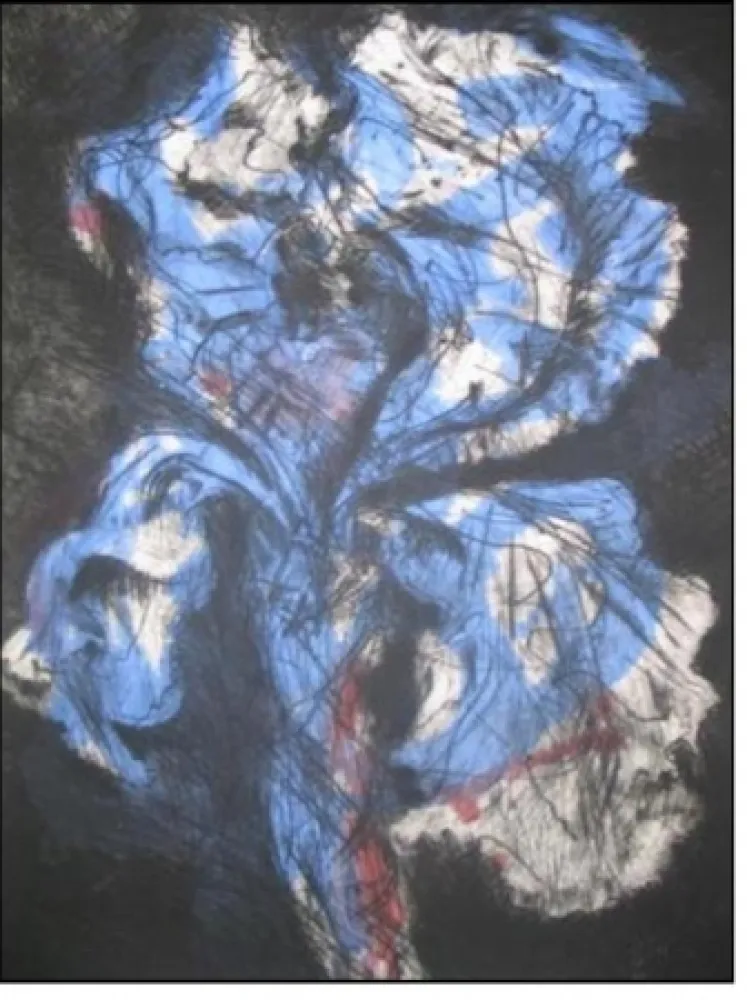 Gravura Kentridge - Black Iris