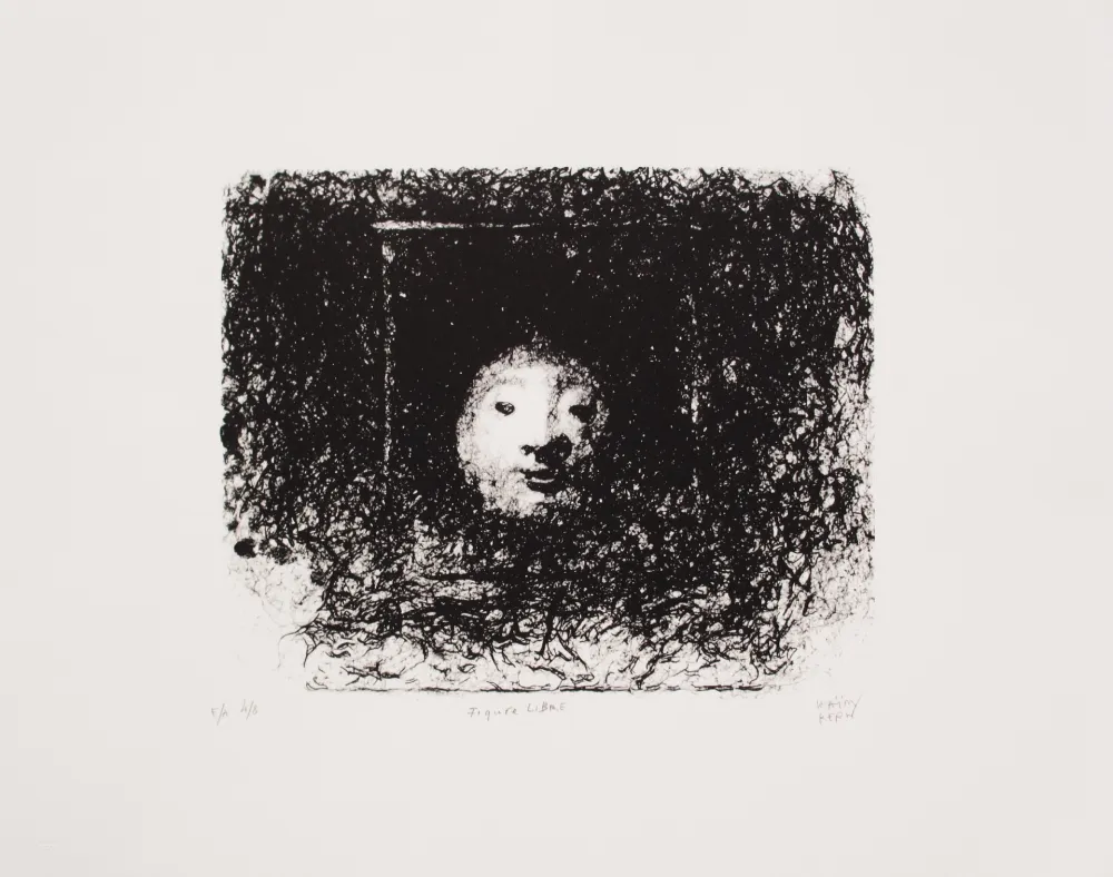 Litografia Kern - Figure libre