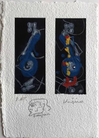 Gravura Kijno - Hommage à Max PAPART