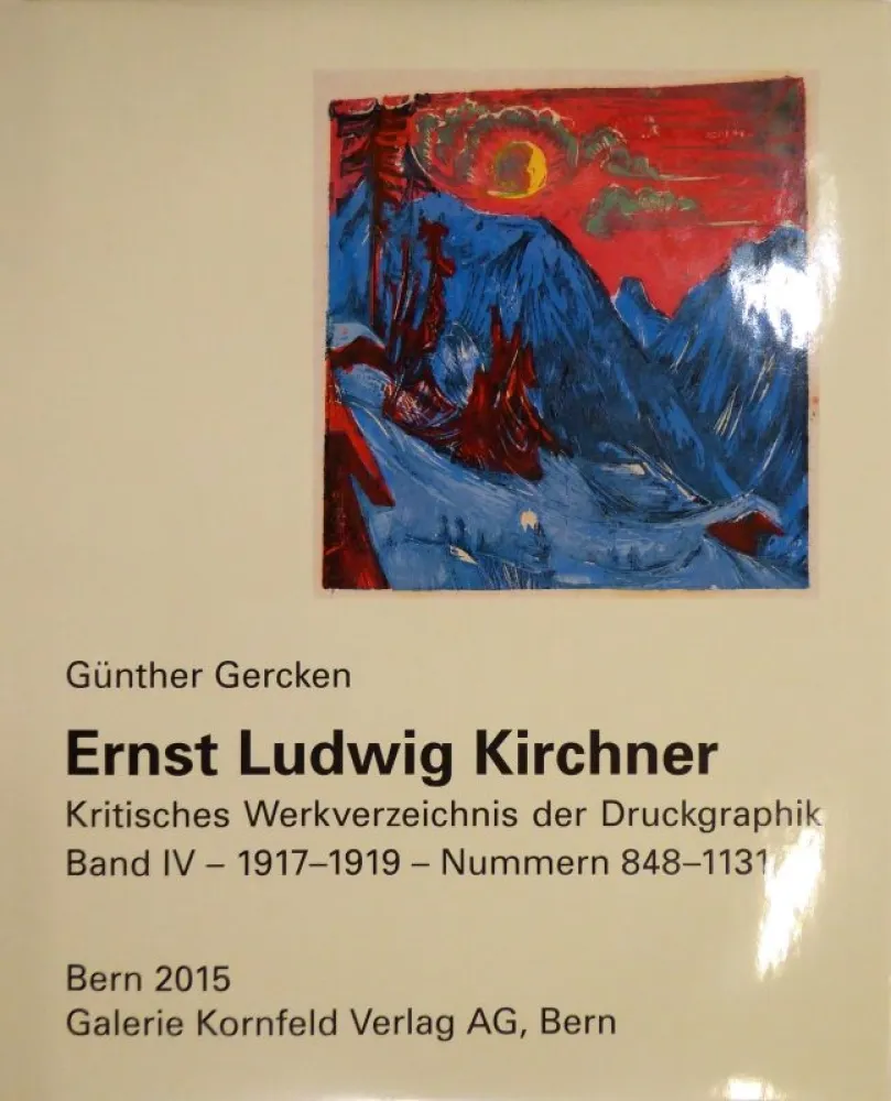 Livro Ilustrado Kirchner - Ernst Ludwig Kirchner. Kritisches Werkverzeichnis der Druckgraphik. Band IV. 