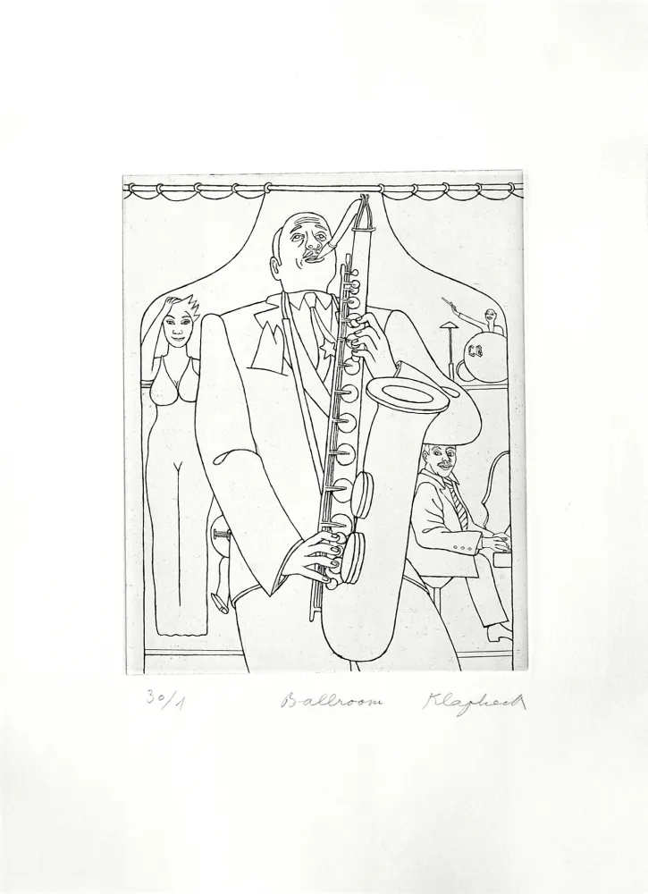 Gravura Klapheck - Ballroom