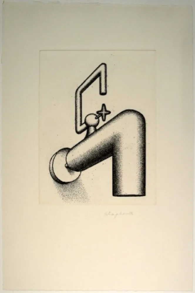 Gravura Klapheck - Die selbstsichere