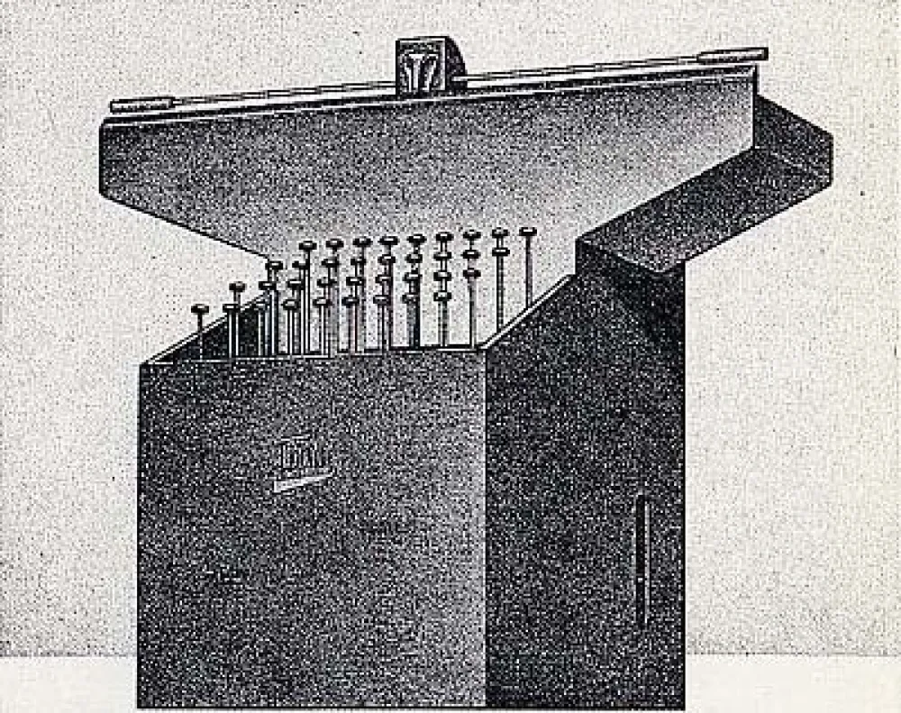 Gravura Klapheck - Père maternel (Le)