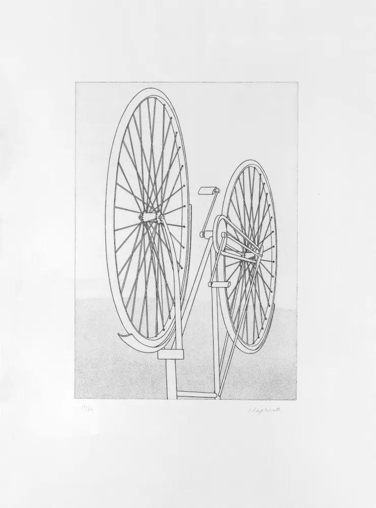 Gravura Klapheck - Vanité de la gloire