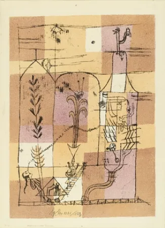Litografia Klee - Hoffmanneske Szene