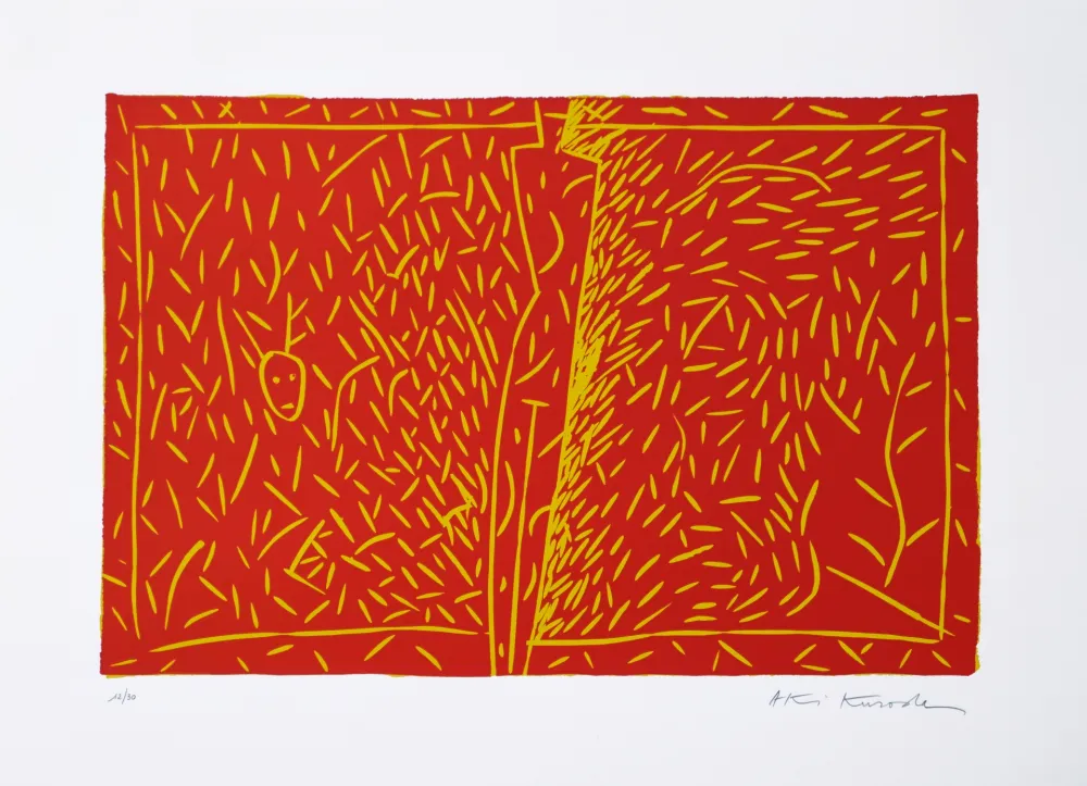 Linogravura Kuroda - Sud I I I