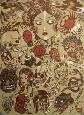 Litografia Lakra (Dr.) - Untitled