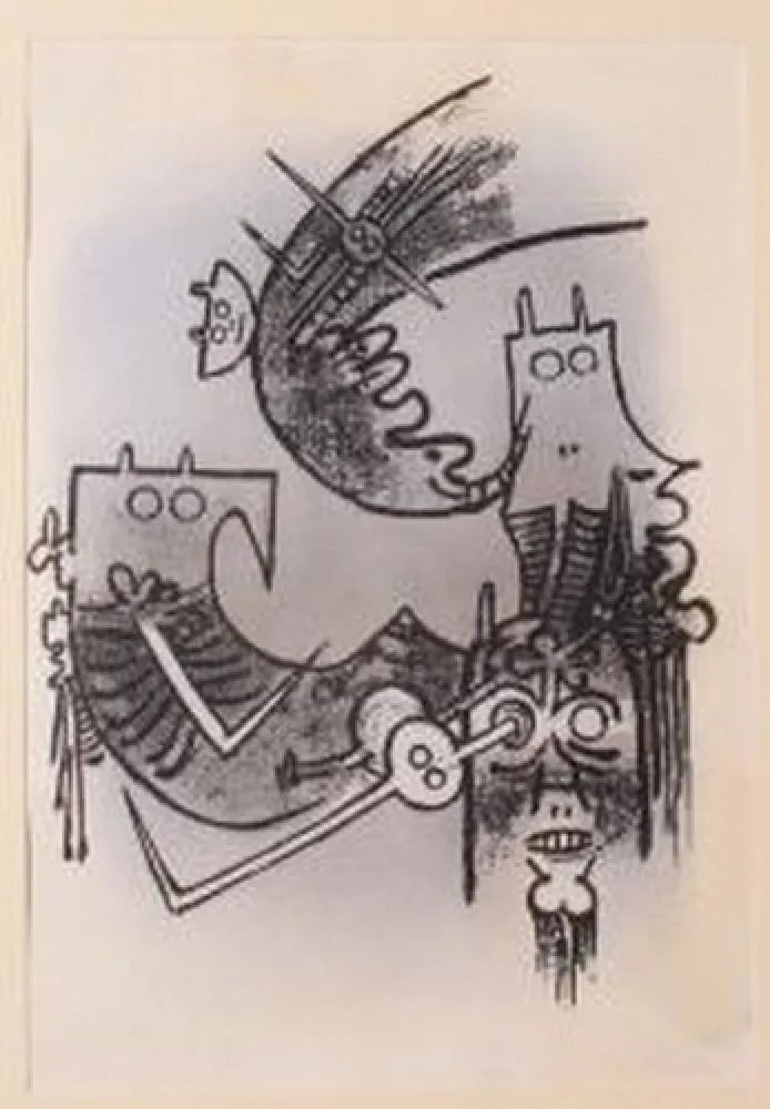 Litografia Lam - SENZA TITOLO