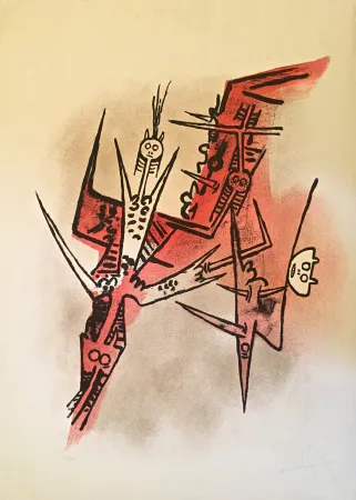 Litografia Lam - Untitled