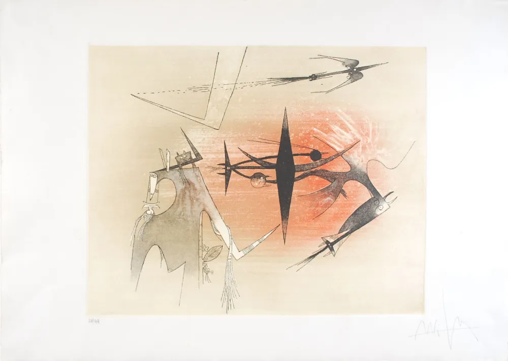 Água-Forte Lam - Visible invisible - plate IV