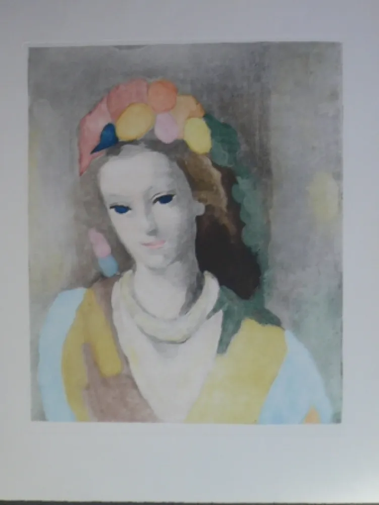 Água-Tinta Laurencin - Jeune fille