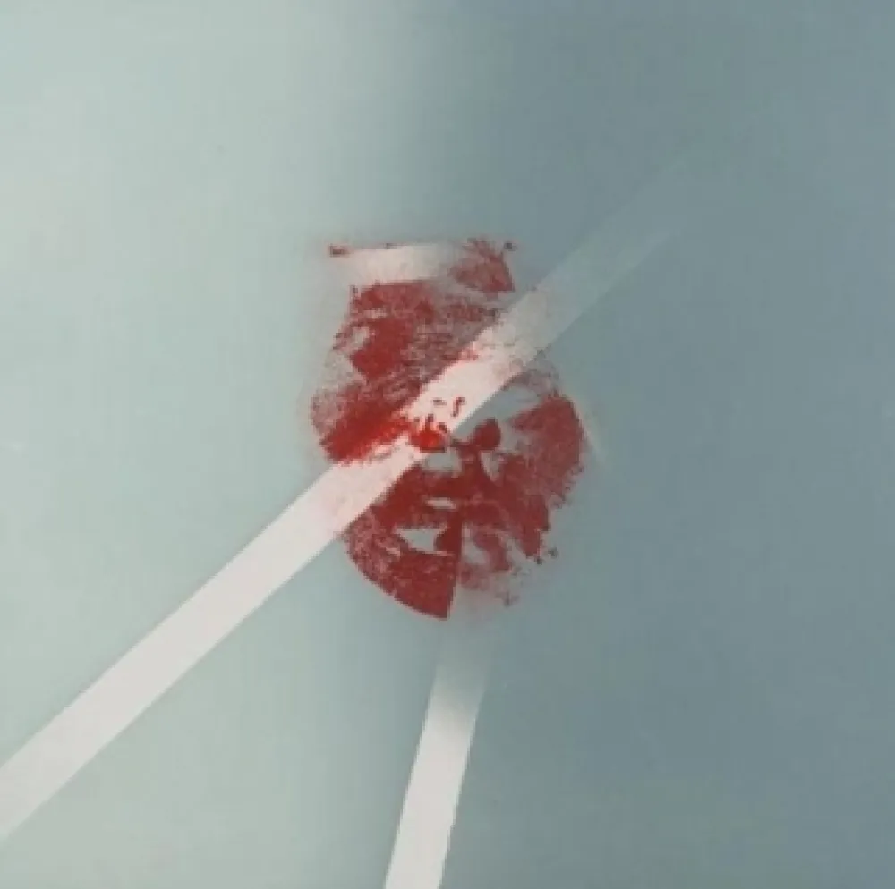 Água-Tinta Le Brocquy - La mort d'un héros