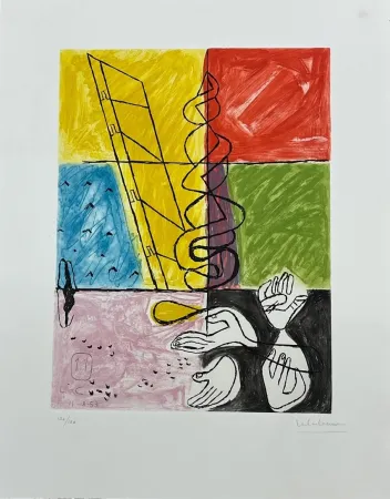Água-Forte Le Corbusier - Unité