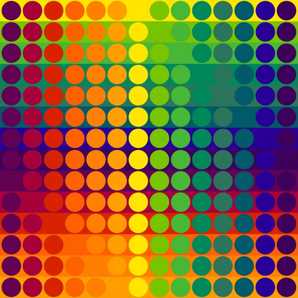 Litografia Le Parc - Color Secuencia 5