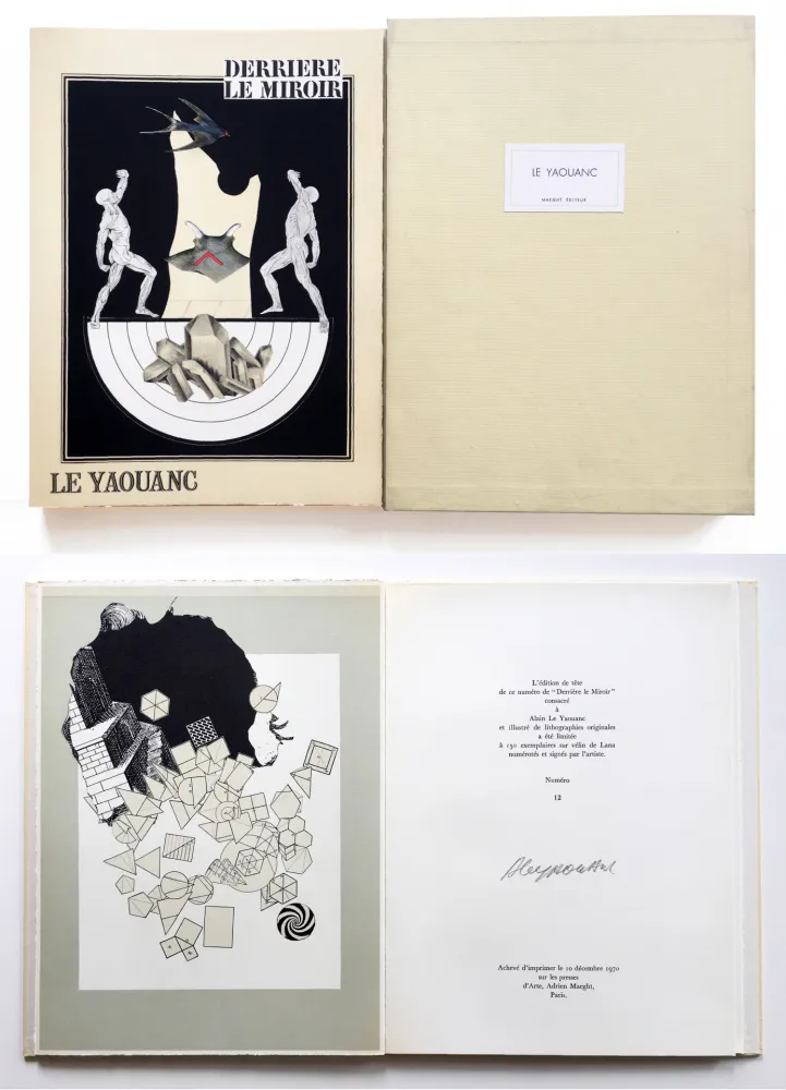 Livro Ilustrado Le Yaouanc - DERRIÈRE LE MIROIR N° 189. Décembre 1970. TIRAGE DE LUXE SIGNÉ.