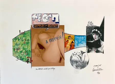 Fotografia Lemaitre  - Nu lettriste enrichi par le temps