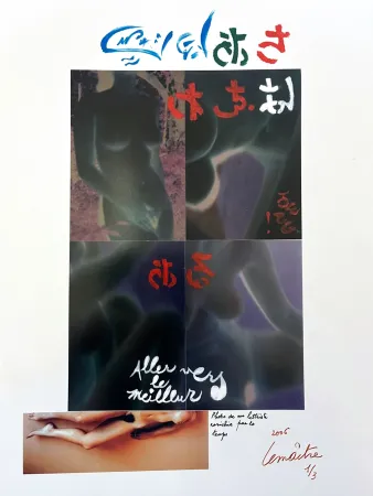 Fotografia Lemaitre  - Photo de nu lettriste enrichie par le temps