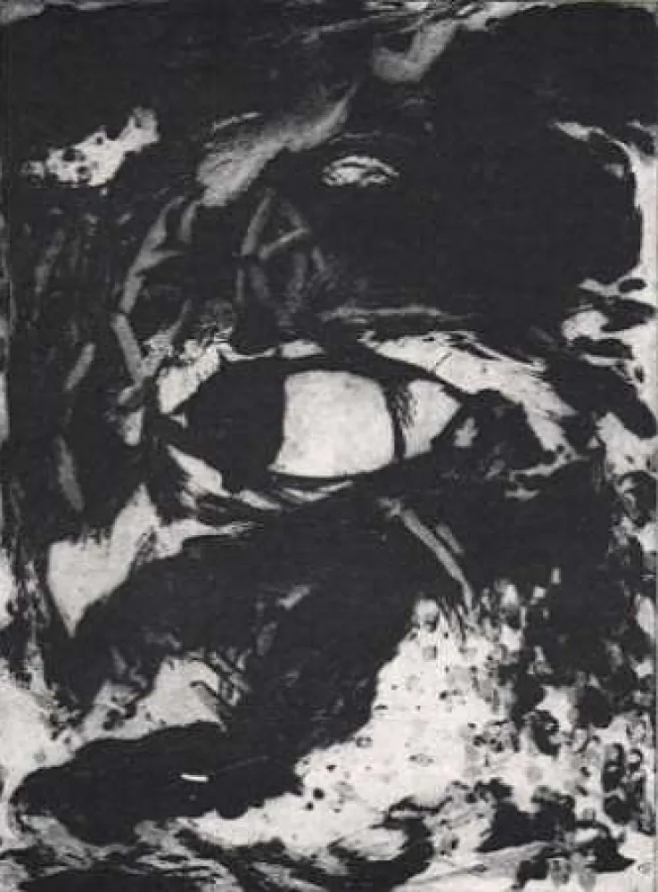 Gravura León - Luz de luna III