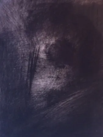 Gravura Leroy  - En Hauteur sur un lit sombre en diagonale