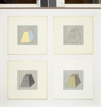 Serigrafia Lewitt - Forme dérivée d'un cube