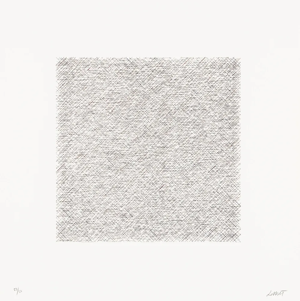 Litografia Lewitt - Lines of One Inch in Four Directions and All Combinations 05 (70128)