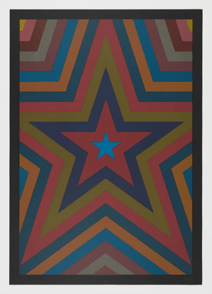 Litografia Lewitt - Untitled
