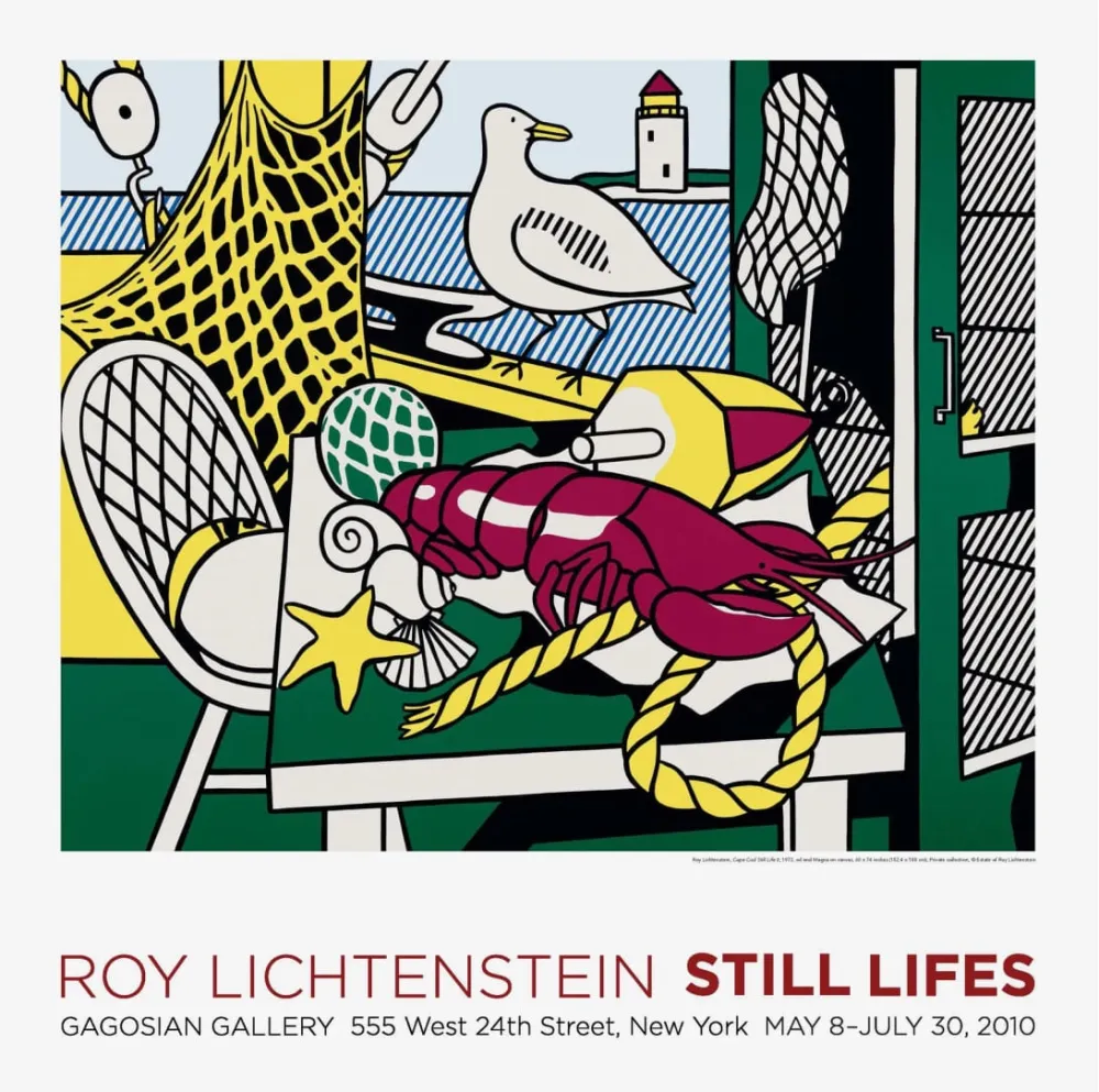 Cartaz Lichtenstein - Cape Cod Still Life II 