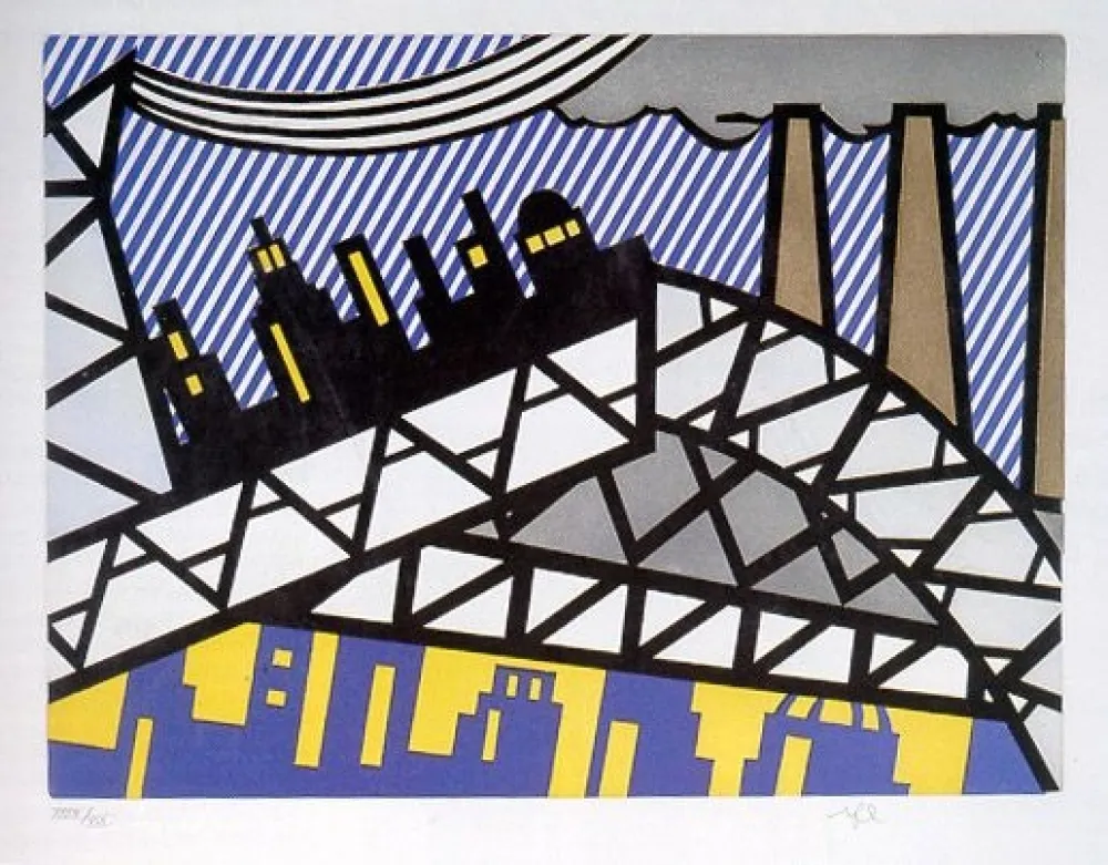 Água-Forte E Água-Tinta Lichtenstein - Illustration for 