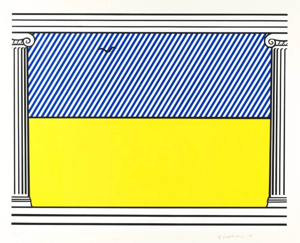 Serigrafia Lichtenstein - Liberté, from Mémoire de la Liberté (C. 259)