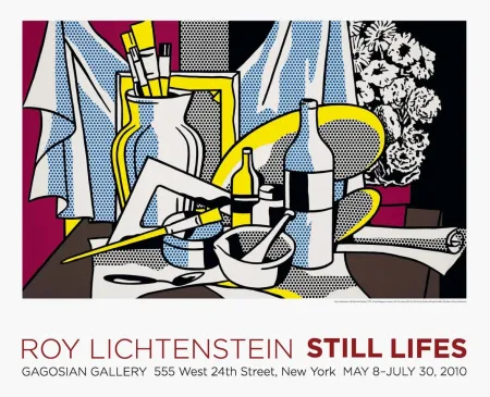 Cartaz Lichtenstein - Still Life with Palette