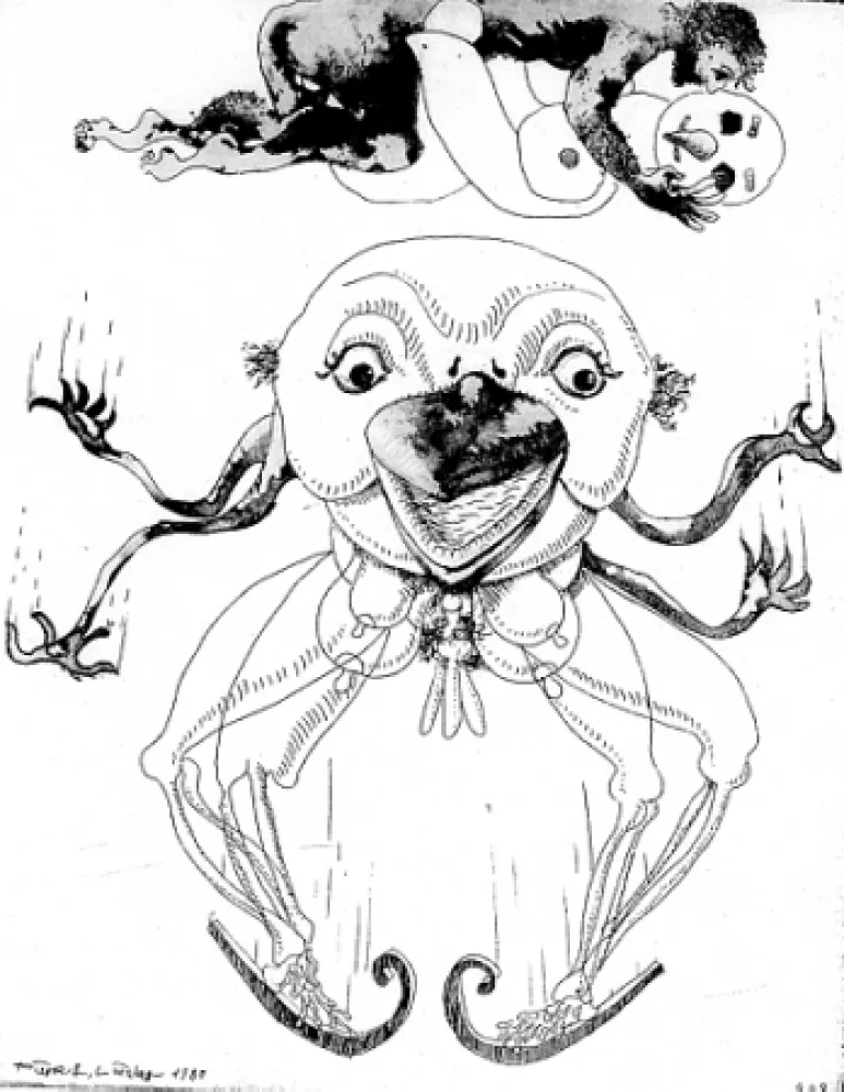 Livro Ilustrado Lindner - 7 Acqueforti 1980