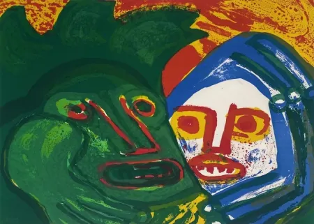 Litografia Lindstrom - Amis 