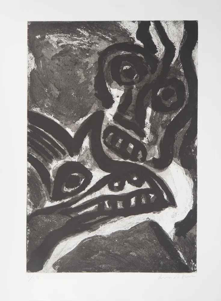 Gravura Lindstrom - L'Homme et l'animal