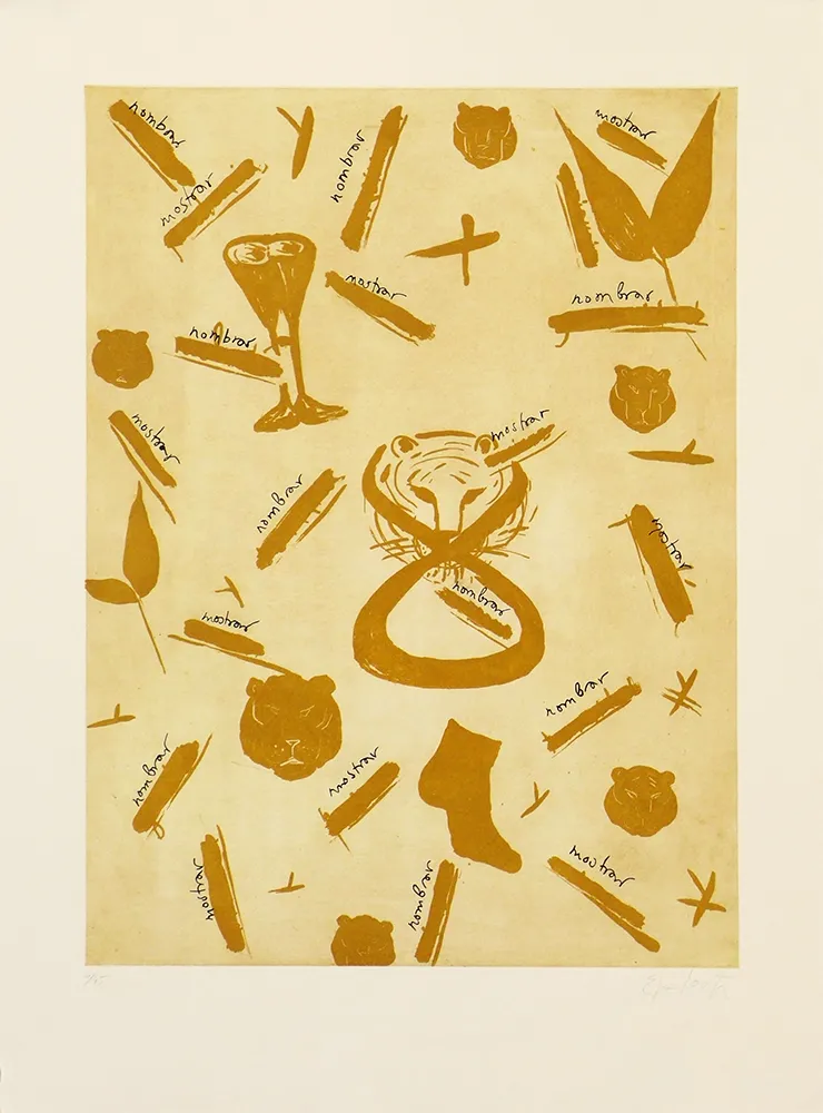 Gravura Lootz - Leaves I