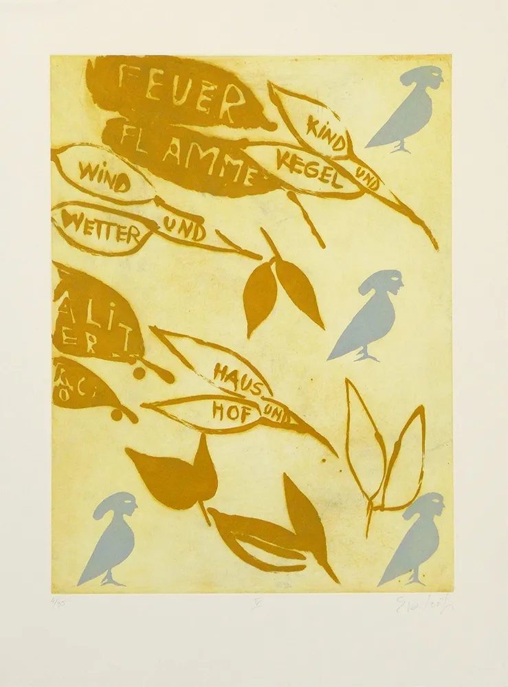 Gravura Lootz - Talking Leaves V