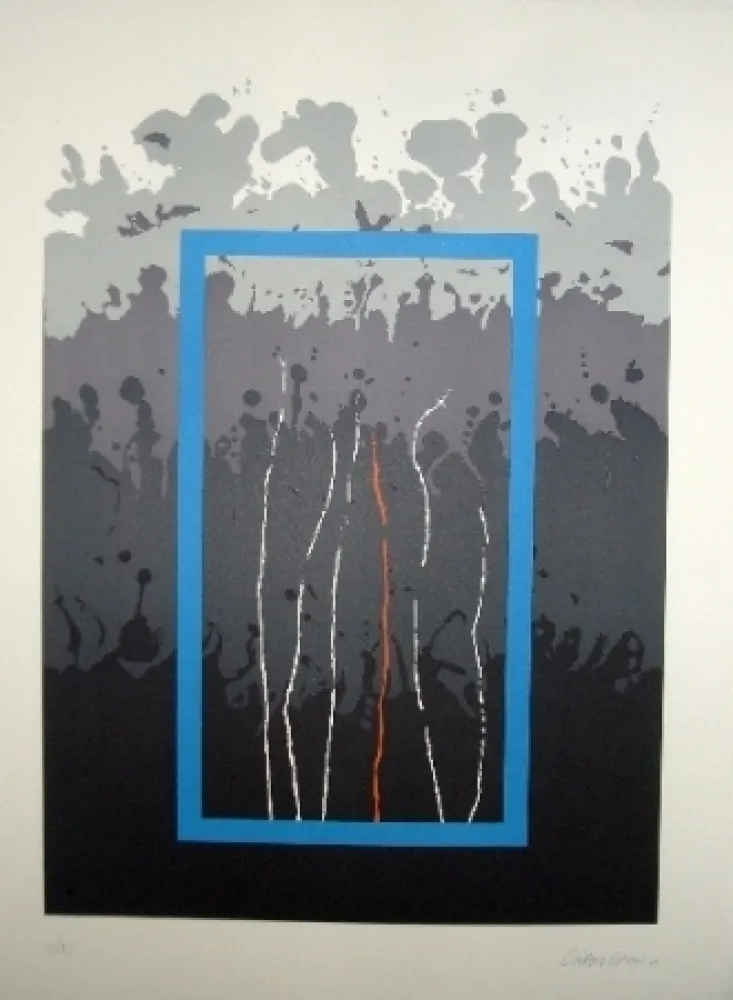 Litografia Lopez Osornio - La otra geometria 6