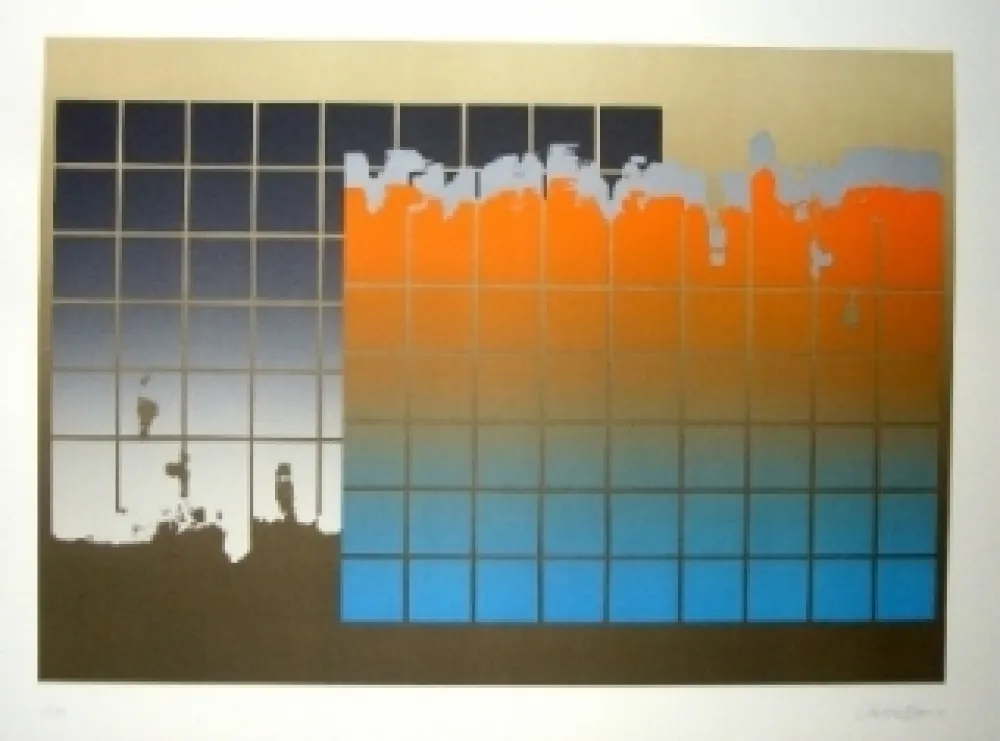 Litografia Lopez Osornio - La otra geometria 7