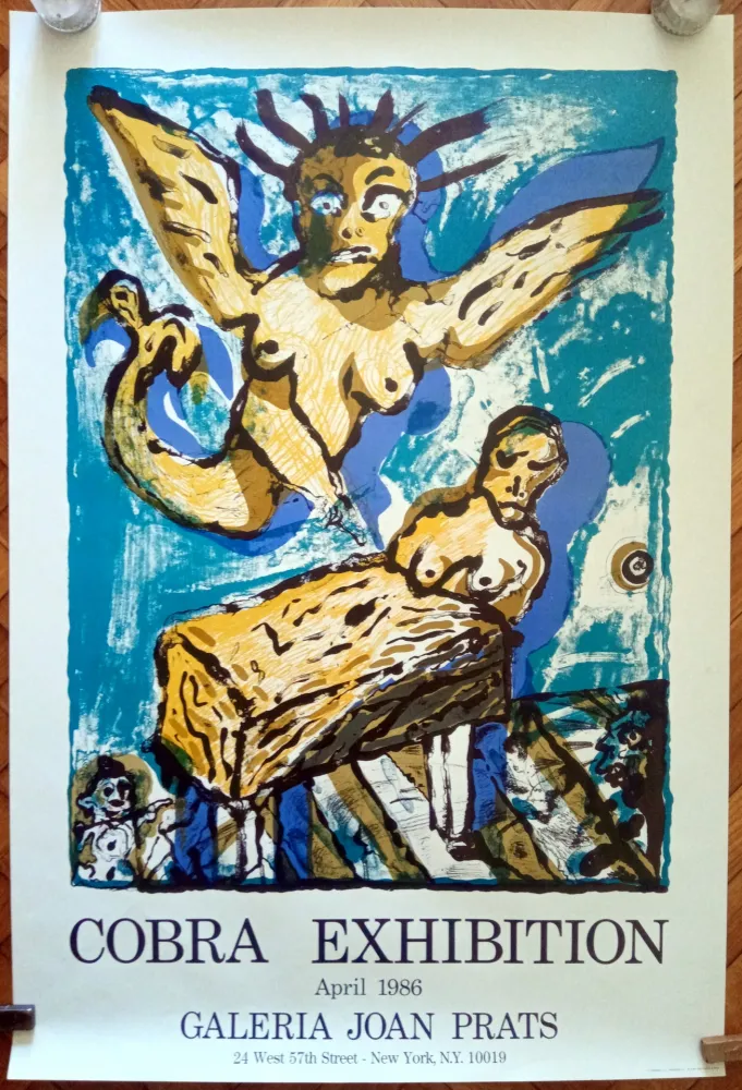 Cartaz Lucebert - COBRA EXHIBITION 