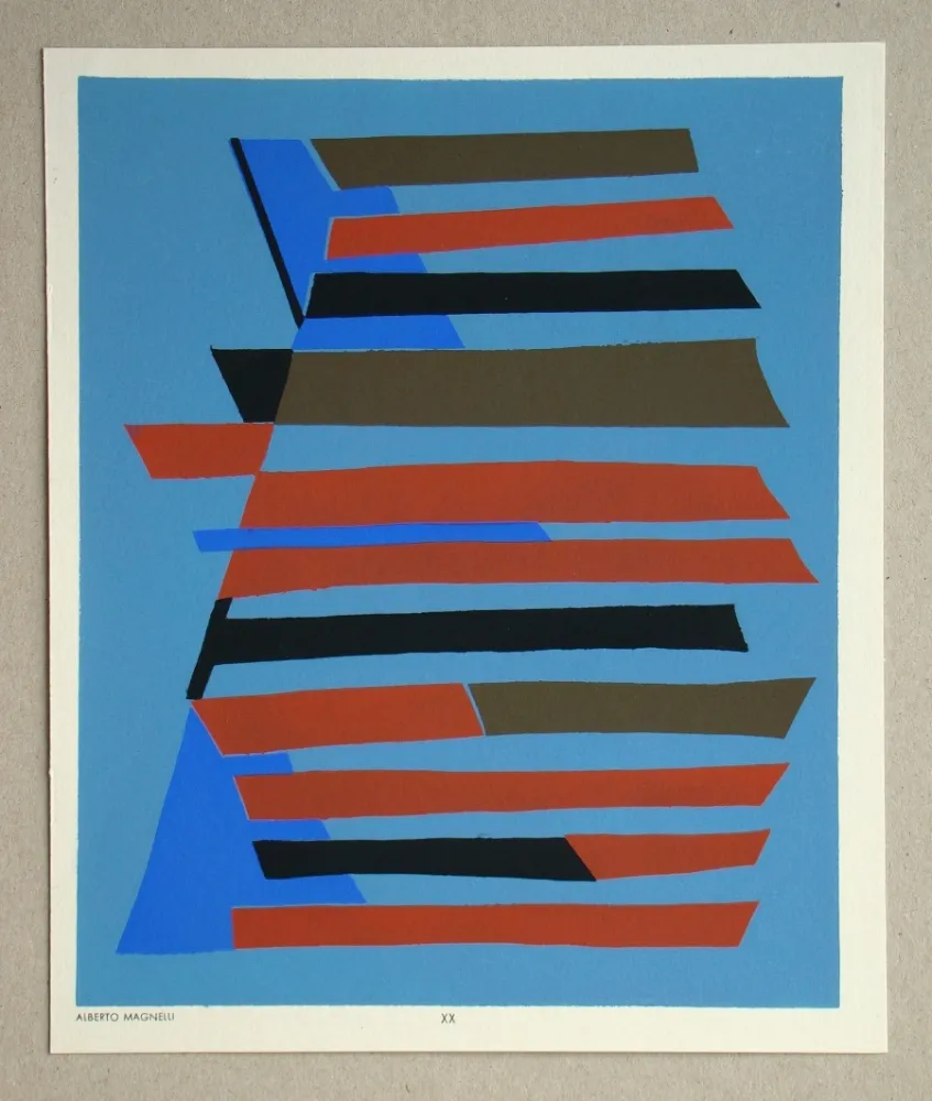 Estêncil Magnelli - Composition abstrait